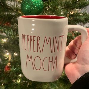 Rae Dunn PEPPERMINT MOCHA Mug